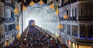 Málaga tijdens de feestdagen