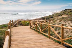 Strand van Cabopino, Marbella, Spanje