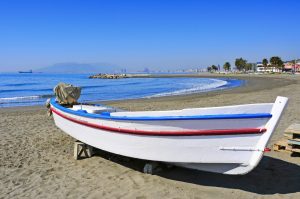 Strand Pedregalejo, Málaga, Spanje