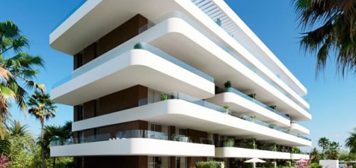 Modern architectural styles of new apartments in Spain